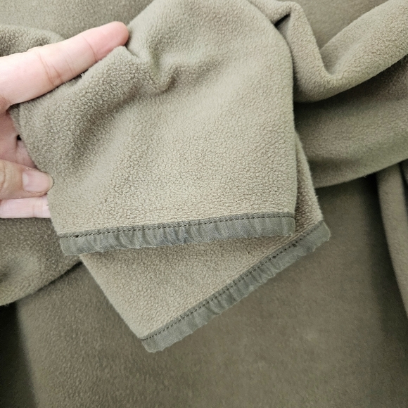 Tommy Bahama Mens 1/4 Zip Fleece Olive Green Pullover Sweatshirt Size Medium - Picture 6 of 6